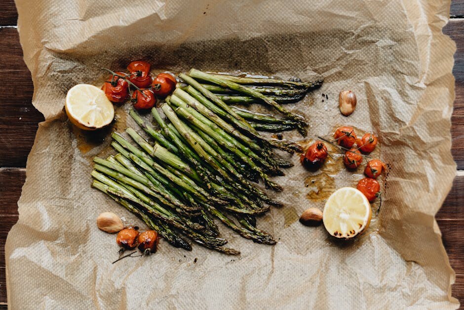 Garlic Parmesan Roasted Asparagus