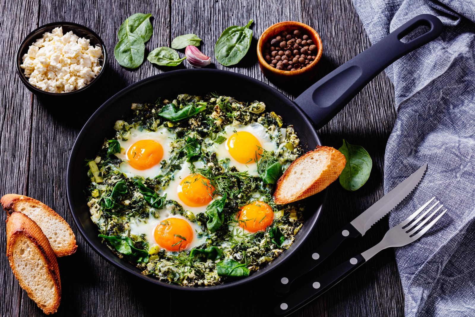 Green Shakshuka | NoAdsCooking