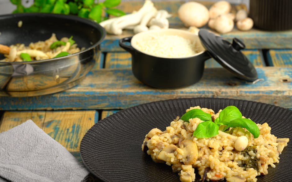 Improvised Risotto with Gluey Rice