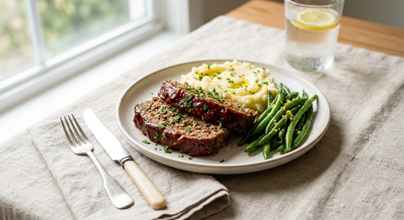 Classic American Beef Meatloaf