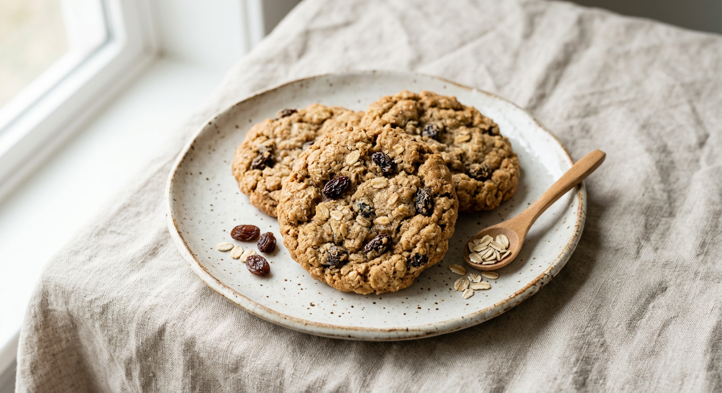 Classic Oatmeal Raisin Cookies