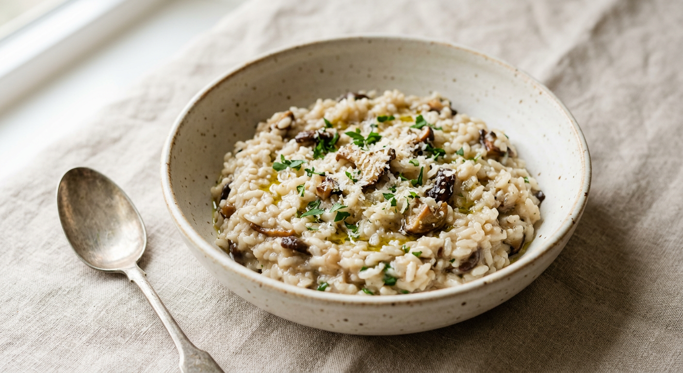 Improvised Risotto with Gluey Rice