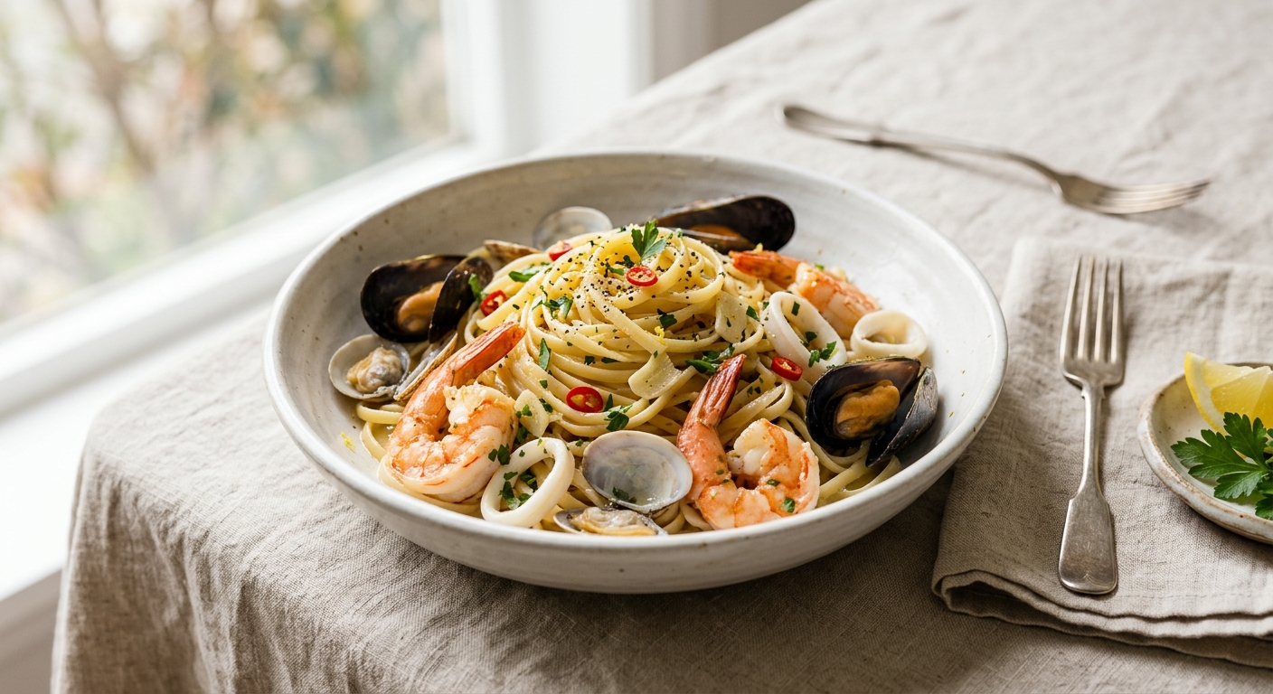Linguine with Seafood