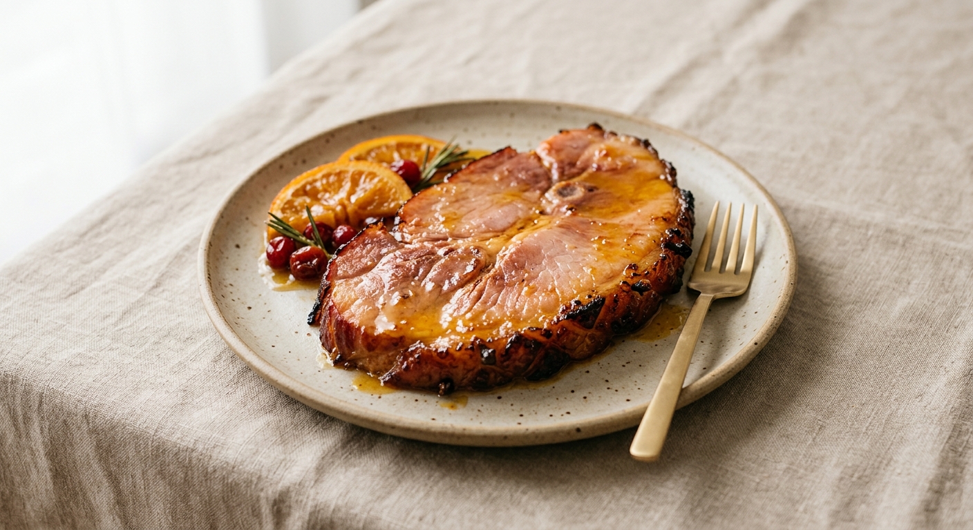 Orange Glazed Ham