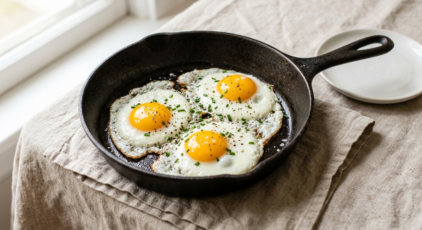 Cast Iron Skillet Eggs