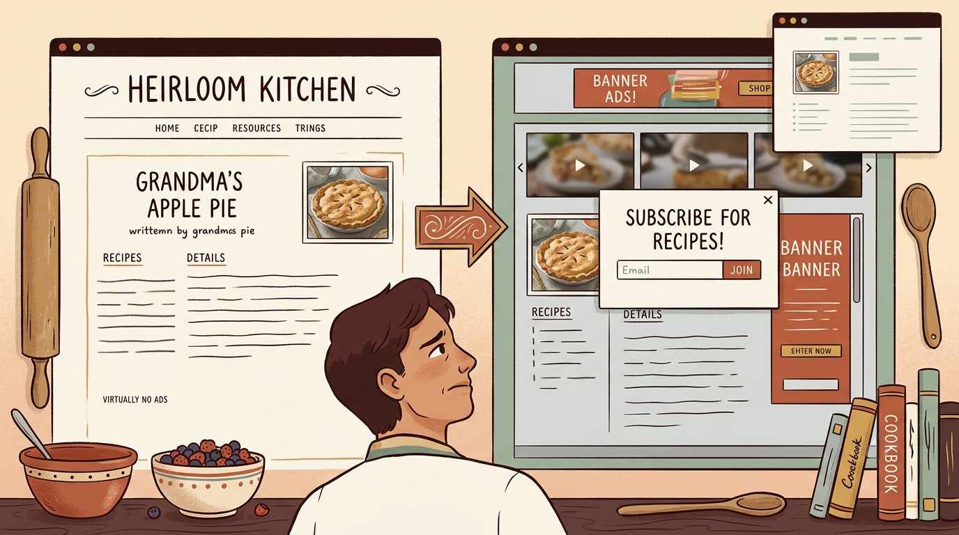 NoAdsCooking vs Simply Recipes