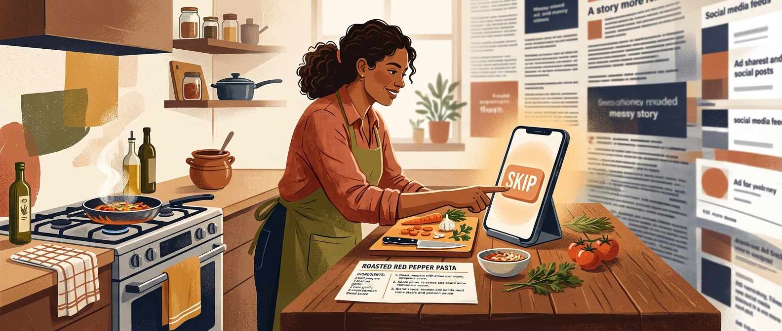 How to skip to the recipe on any site