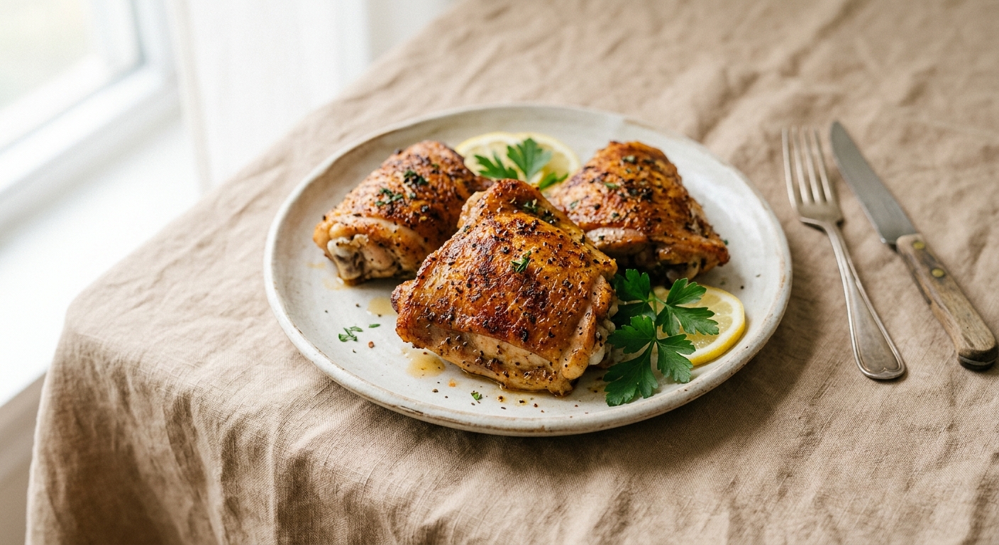 Baked Chicken Thighs