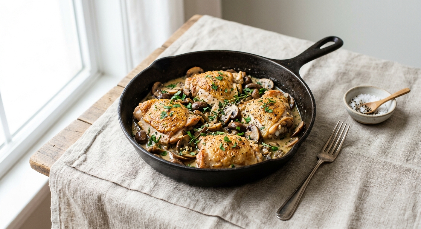 Chicken and Mushroom Skillet