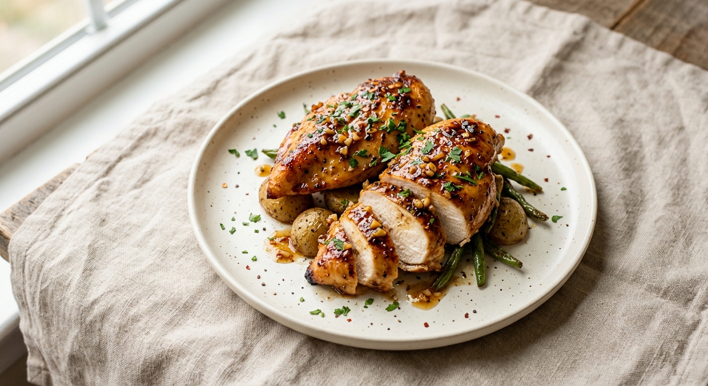 Honey Garlic Baked Chicken Breast
