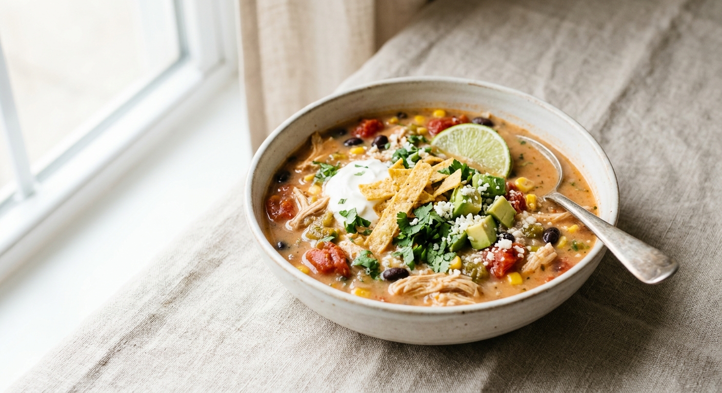 Instant Pot Chicken Tortilla Soup