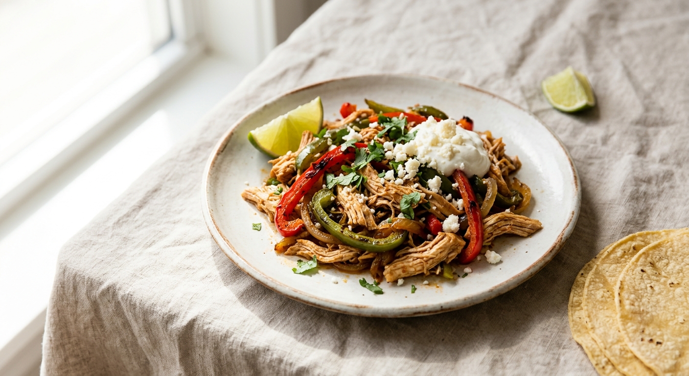 Slow Cooker Chicken Fajitas
