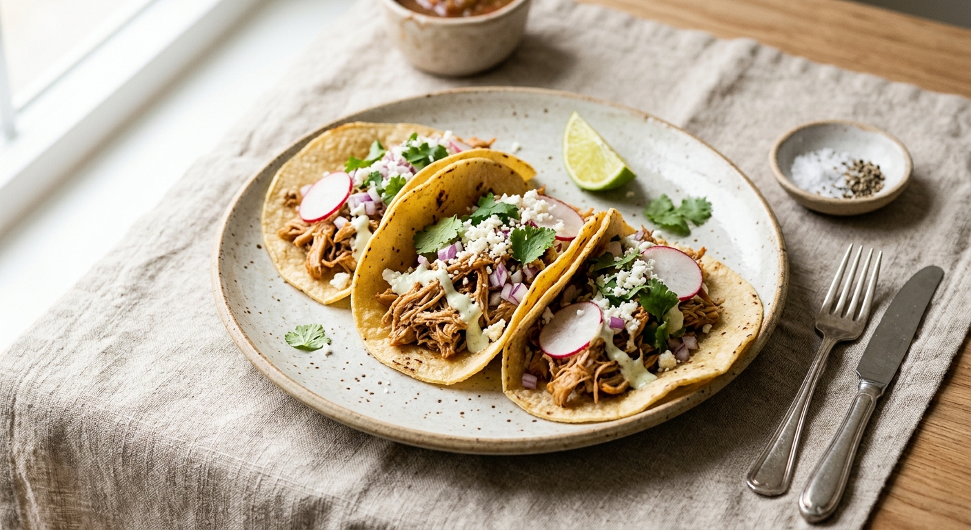 Slow Cooker Chicken Tacos