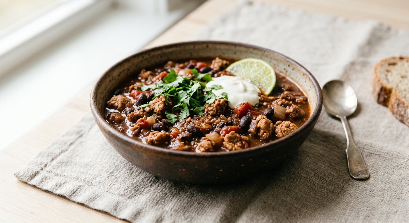 The Deep Chemistry of Dark Cocoa and Turkey: A Modern Mesoamerican Chili
