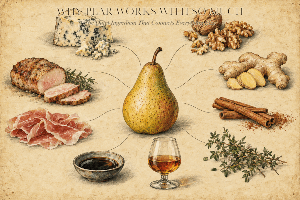 Pear flavor pairings